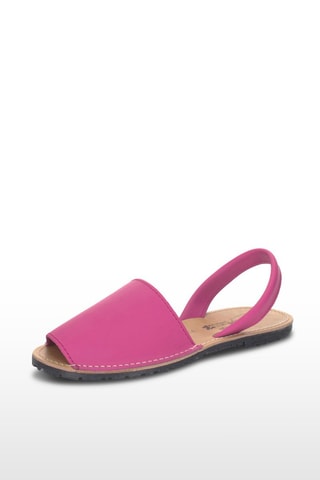 Sandálias Avarca de couro - Rosa