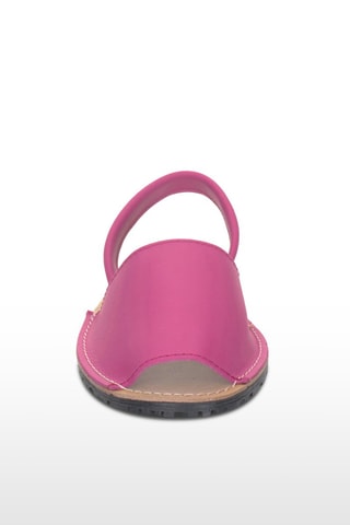 Sandálias Avarca de couro - Rosa