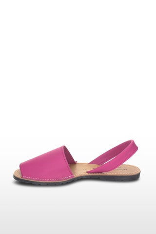 Sandálias Avarca de couro - Rosa