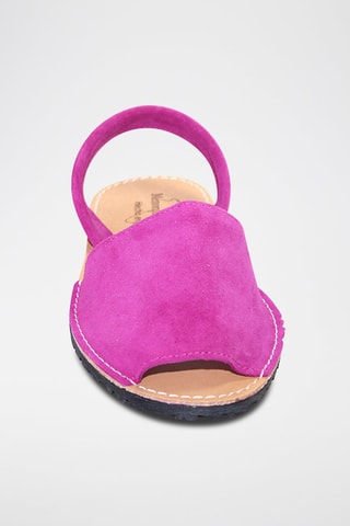 Sandálias Avarca de couro - Rosa