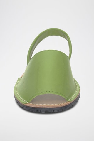 Sandálias Avarca de couro - Verde