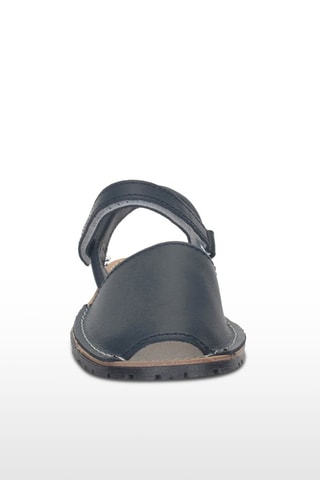 Sandálias Avarca de couro - Preto