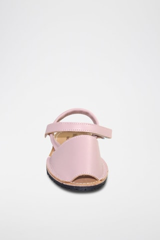Sandálias Avarca de couro - Rosa