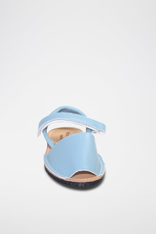 Sandálias Avarca de couro - Azul