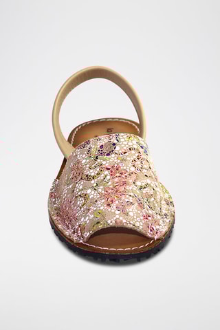 Sandálias Avarca de couro - Bege