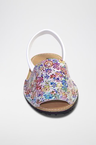 Sandálias Avarca de couro - Branco