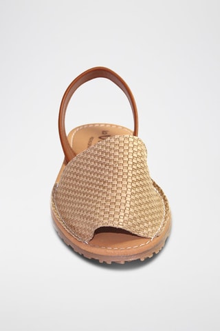 Sandálias Avarca de couro - Bege