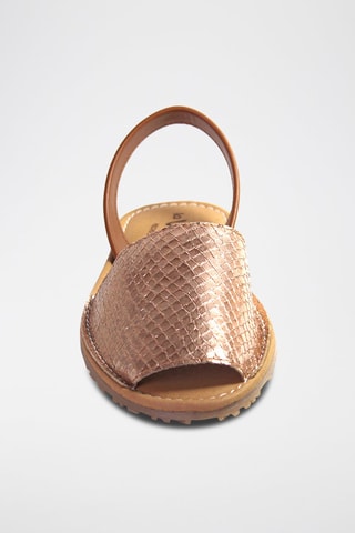 Sandálias Avarca de couro - Rosa