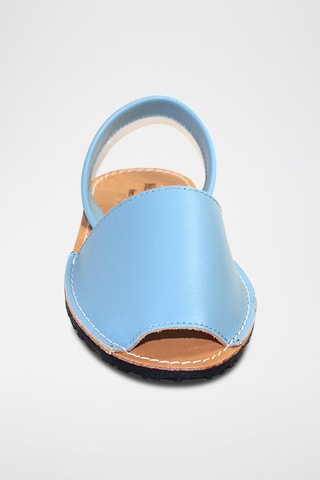 Sandálias Avarca de couro - Azul