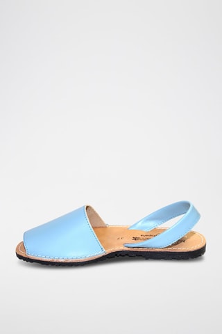 Sandálias Avarca de couro - Azul