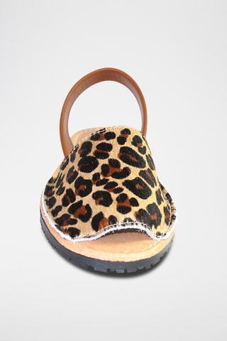 Sandálias menorquinas em couro - Castanho