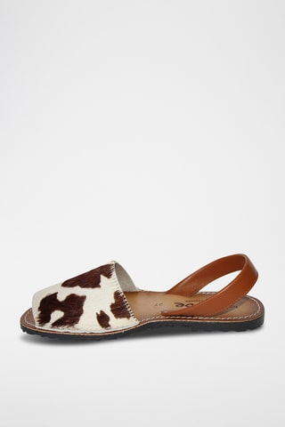 Minorchine in pelle - Bianco e nero