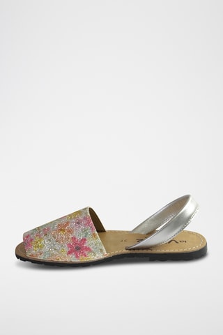 Sandálias menorquinas em couro - Bege