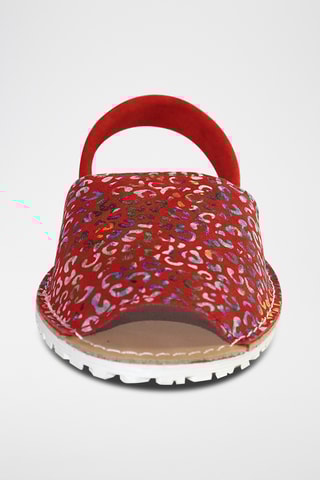 Sandálias menorquinas - Vermelho