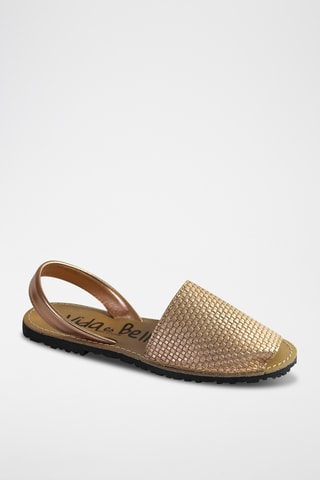 Sandálias menorquinas - Dourado