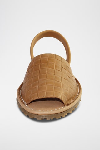 Minorchine in pelle - Marrone