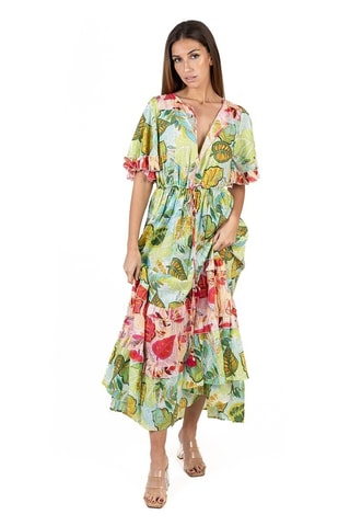 Lange Jurk - Multicolor