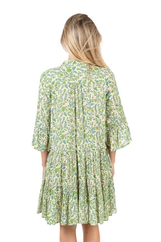 Trapezium Jurk - Multicolor