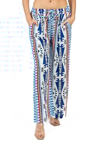 Palazzobroek - Wit en rood