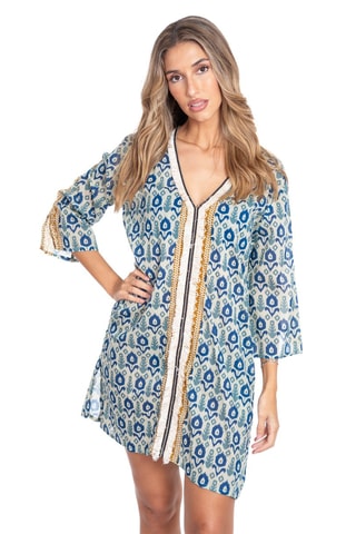 Rechte Jurk - Multicolor