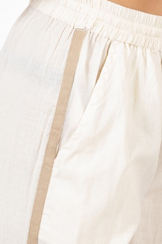 Broek met Hoge Taille - Ecru