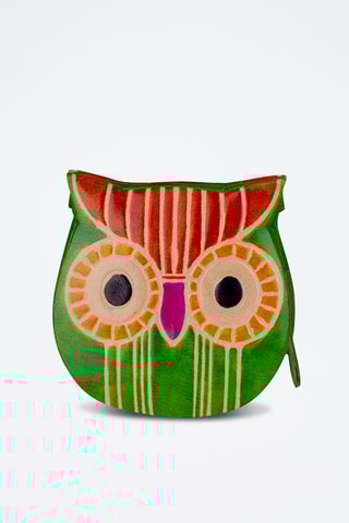 Leren Portemonnee - Groen