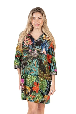 Rechte Jurk - Multicolor