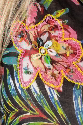 Rechte Jurk - Multicolor