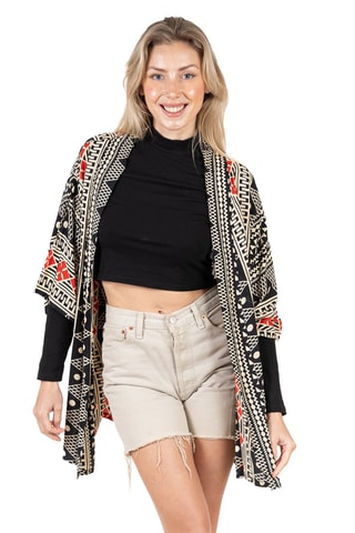 Kimono - Zwart en rood