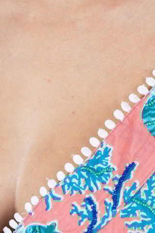 Skaterjurk - Blauw en roze