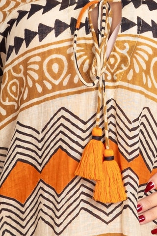 Rechte Jurk - Multicolor