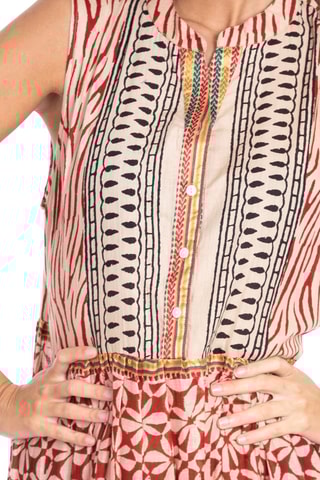 Lange Jurk - Multicolor