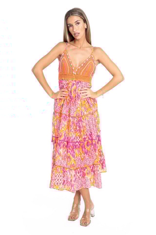 Lange Jurk - Koraalrood