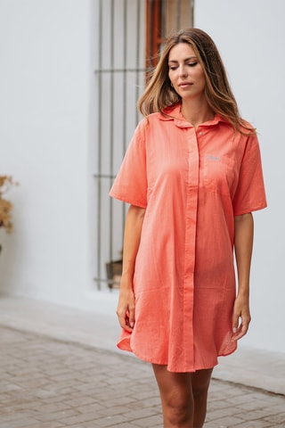 Blouse-jurk - Oranje