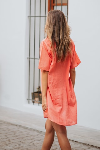 Blouse-jurk - Oranje