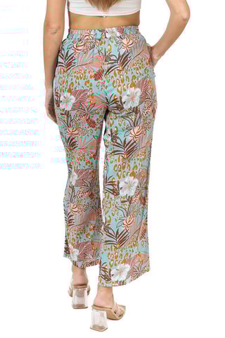 Broek - Blauw en oranje