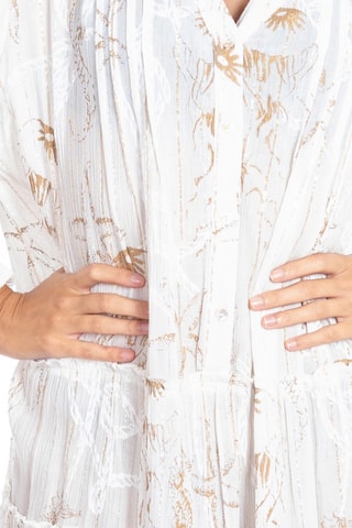 Trapezium Jurk - Wit