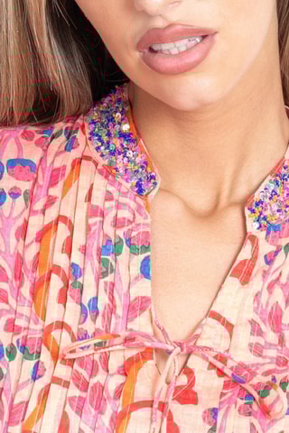 Rechte Jurk - Multicolor