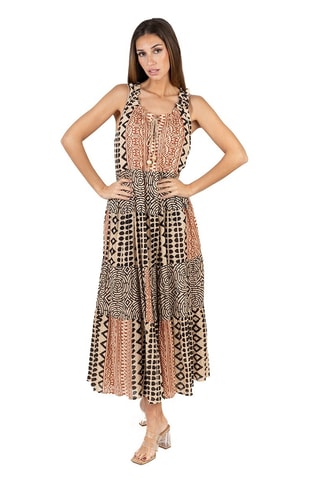 Lange Jurk - Multicolor