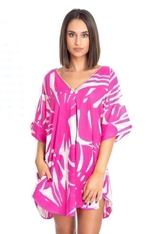 Trapezium Jurk - Roze