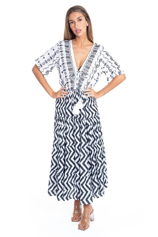 Lange Jurk - Multicolor