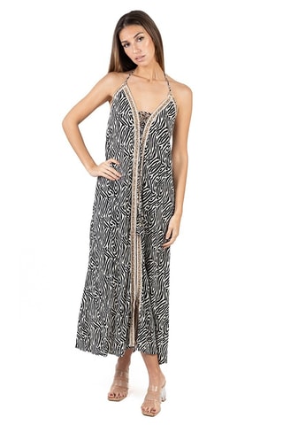 Robe longue - Multicolore