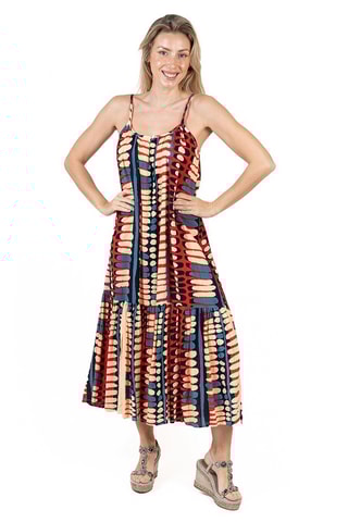 Midi-jurk - Multicolor