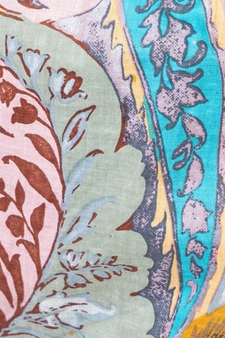 Blouse - Wit, blauw, paars en roze