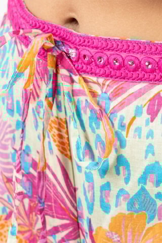 Broek - Oranje en roze