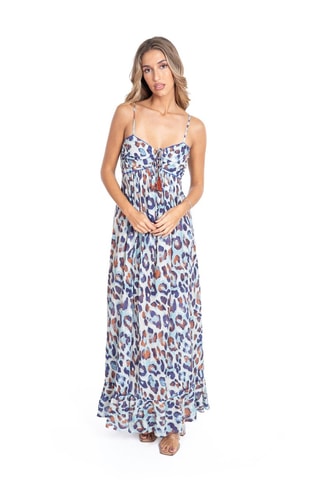 Robe longue - Multicolore