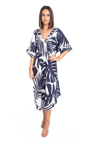 Robe midi - Multicolore