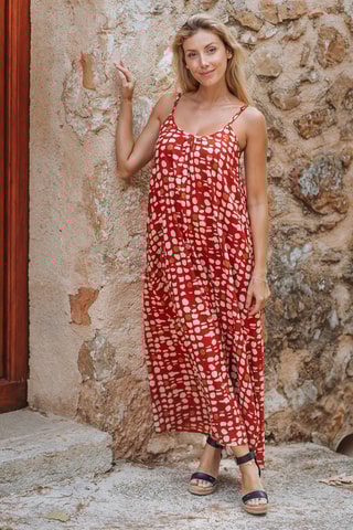 Lange Jurk - Multicolor