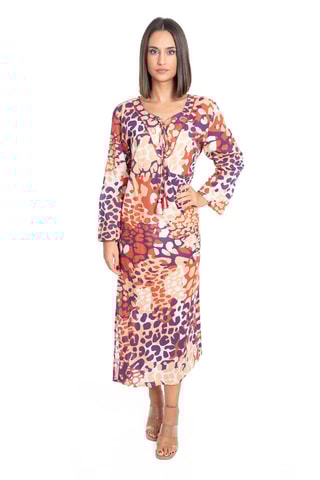 Midi-jurk - Multicolor