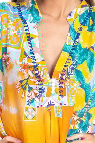 Rechte Jurk - Multicolor